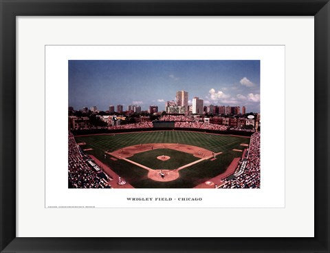 Framed Art Wrigley Field, Chicago by Ira Rosen | 13 x 19