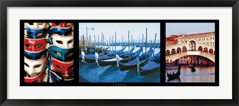 Framed Venice by Photography Collection | 13 x 37
