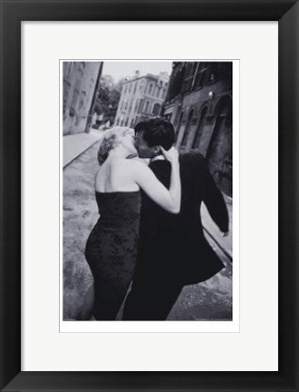 Framed Art Her Kiss, SoHo, NYC 14 x 11