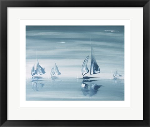 Framed Mineral Horizon by Kris Hardy | 15 3/4 x 19 3/4