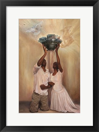 Framed Give It All to God by WAK - Kevin A. Williams | 18 x 12