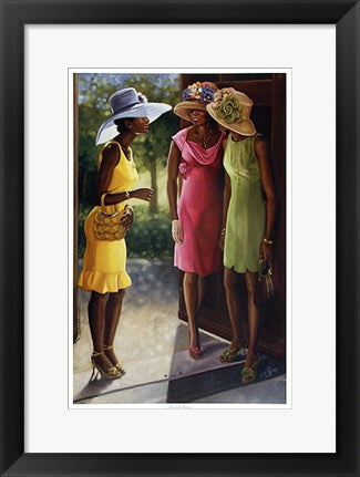 Framed Second Service by Henry Lee Battle | 16 x 12