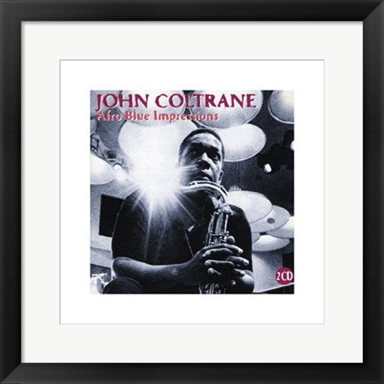 Framed Art John Coltrane: Afro Blue Impressions 16 x 16