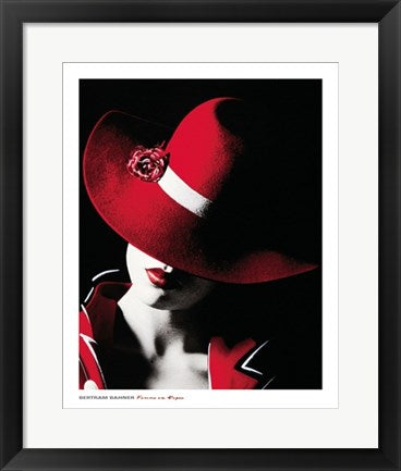 Framed Femme en Vogue I by Bertram Bahner | 19 3/4 x 15 3/4