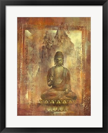 Framed Contemplation II by Mira Latour | 19 3/4 x 15 3/4