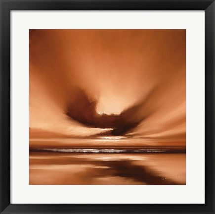 Framed Coastal Calm by Robert J. Ford | 19 3/4 x 19 3/4