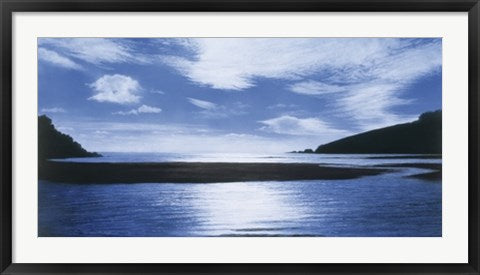 Framed Waiting for the Tide by Wendy Corbett | 19 3/4 x 39 1/2
