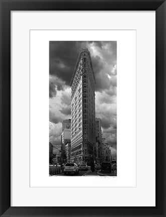 Framed Art Flatiron Building (B&W) by Viktor Balkind | 19 x 13