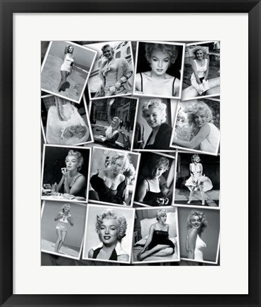 Framed Marilyn Monroe Collage 20 x 16