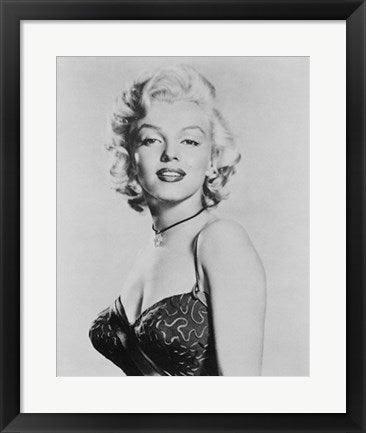 Framed Marilyn Monroe: B&W Portrait 20 x 16