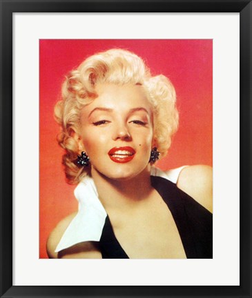 Framed Marilyn Monroe: Red Portrait 20 x 16