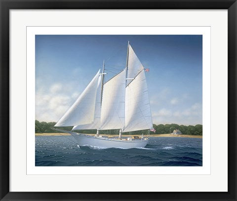 Framed Lady Stirling by Daniel Pollera | 21 x 25