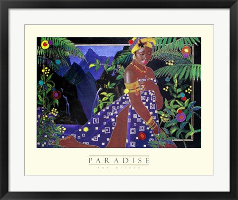 Framed Paradise by Rob Wilson | 22 x 28