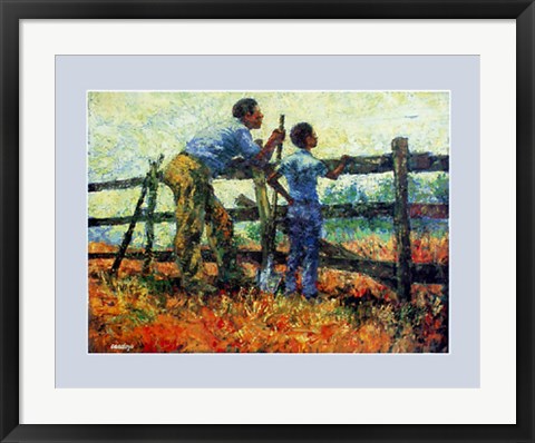 Framed The Dreamers by Frank Cardozo Nicholas | 22 x 28