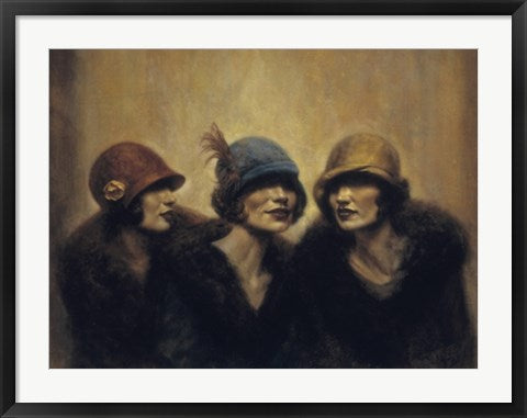 Framed Girl Talk by Hamish Blakely | 23 1/2 x 31 1/2