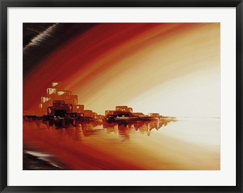 Framed Skyline at Sundown by Kris Hardy | 23 1/2 x 31 1/2