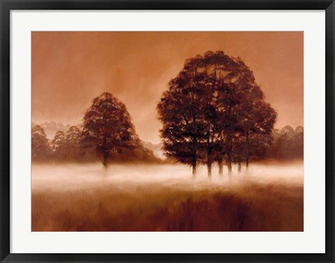 Framed Misty Meadow by Alan Parker | 23 1/2 x 31 1/2