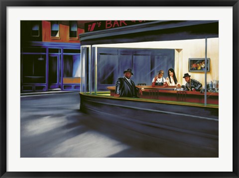 Framed Hip Hop Café by Jay Martin | 24 x 36