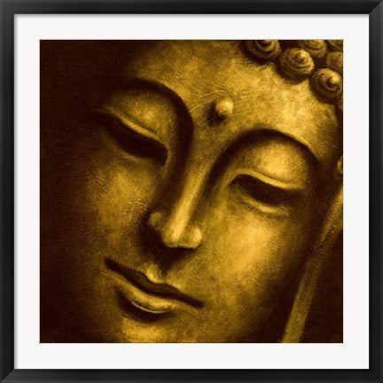 Framed Gautama I by Mahayana | 27 1/2 x 27 1/2