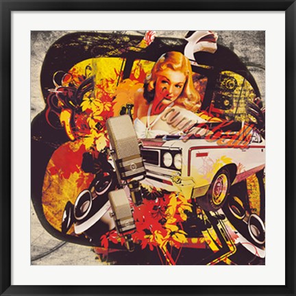 Framed Cassie's Car by Paco Raphael Krijnen | 27 1/2 x 27 1/2