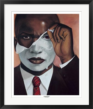 Framed Face Reality (Male) by Laurie Cooper | 24 x 20