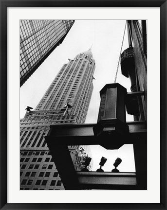 Framed Art Chrysler Building by Trefor Ball | 31 1/2 x 23 1/2