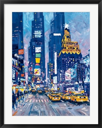 Framed Times Square, NYC by Roy Avis | 31 1/2 x 23 1/2