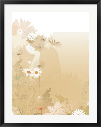 Framed Daisy Lores I by Chellie Caroll | 31 1/2 x 23 1/2