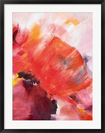 Framed Coquelicots I by Genevieve Dolle | 31 1/2 x 23 1/2