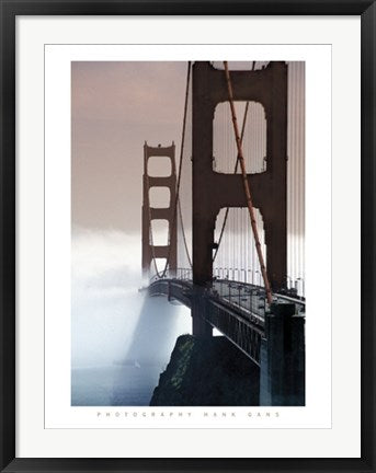 Framed Golden Gate Bridge by Hank Gans | 31 1/2 x 23 1/2
