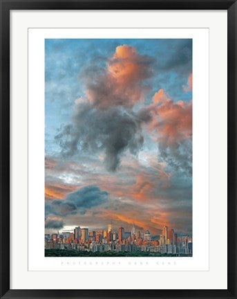 Framed Manhattan Sunrise by Hank Gans | 31 1/2 x 23 1/2