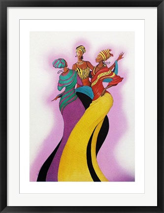 Framed Sisters in Dance by Albert Fennell | 32 x 23