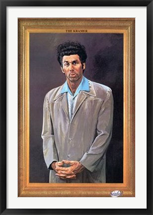 Framed Kramer (Seinfeld) by Larry Salk | 35 ½ x 23 5/8