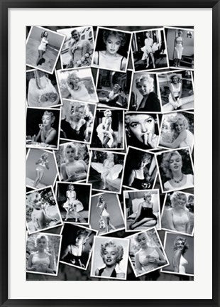 Framed Marilyn Monroe Collage by Sam Shaw | 36 x 24