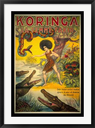 Framed Koringa (Style B) 36 x 24