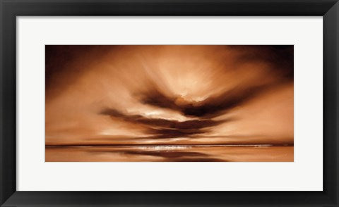 Framed Low Tide I by Robert J. Ford | 9 x 19 3/4