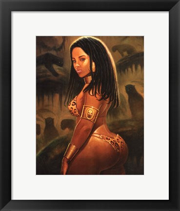 Framed Warrior Queen by Sterling Brown | 14 x 11