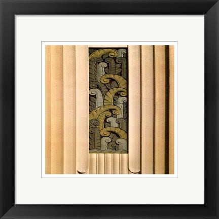 Framed Art Architectural Detail No. 37 by Ellen Fisch | 12 x 12