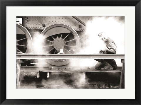 Framed Art Steam by Donald Kerwin Wall Decor 18x24 Artwork