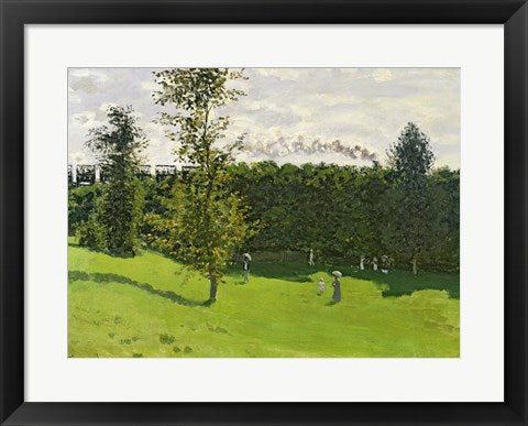 Framed Art The Train in the Country, c.1870-71 by Claude Monet Wall Decor 18x24 Artwork