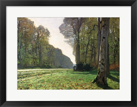 Framed Art The Road to Bas-Breau, Fontainebleau (Le Pave de Chailly), c.1865 by Claude Monet Wall Decor 18x24 Artwork