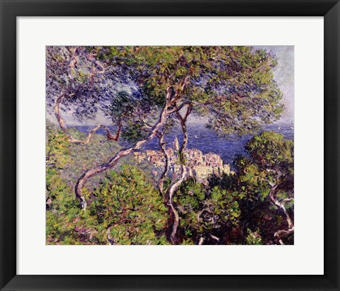 Framed Art Bordighera, 1884 by Claude Monet Wall Decor 18x24 Artwork