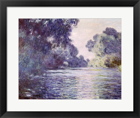 Framed Art Frame Art Branch of the Seine near Giverny, 1897 detail by Claude Monet Wall Decor 18x24 Artwork