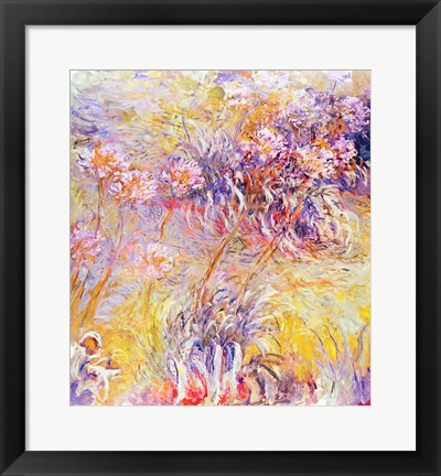 Framed Art Impression: Flowers by Claude Monet Wall Decor 18x24 Artwork
