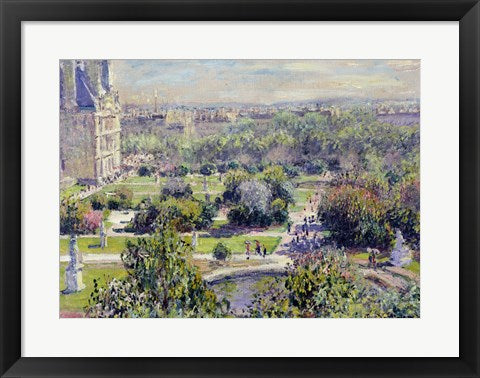 Framed Art View of the Tuileries Gardens, Paris, 1876 by Claude Monet Wall Decor 18x24 Artwork