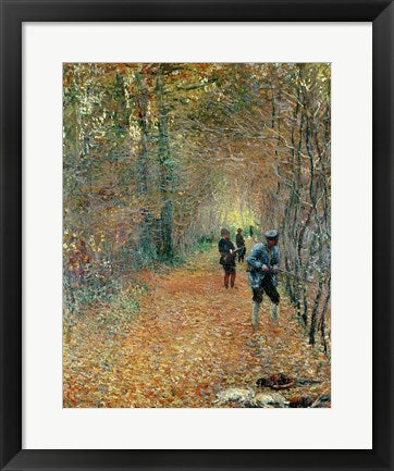 Framed Art The Shoot, 1876 by Claude Monet Wall Decor 18x24 Artwork