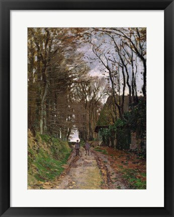 Framed Art Path in Normandy by Claude Monet Wall Decor 18x24 Artwork