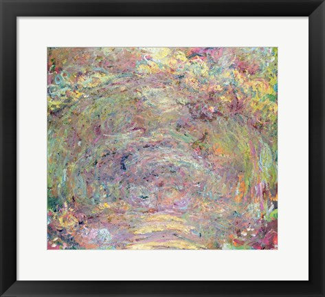 Framed Art Shaded Path, c.1920 by Claude Monet Wall Decor 18x24 Artwork