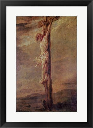 Framed Art Frame Art Christ on the Cross, c.1646 by Rembrandt van Rijn Wall Decor 18x24 Artwork