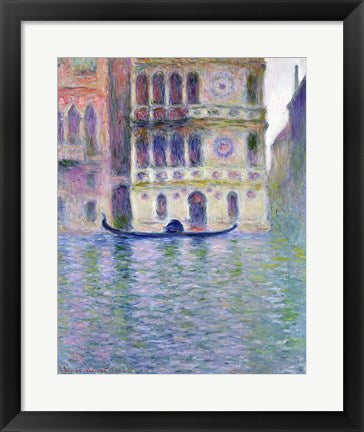 Framed Art Palazzo Dario, 1908 by Claude Monet Wall Decor 18x24 Artwork